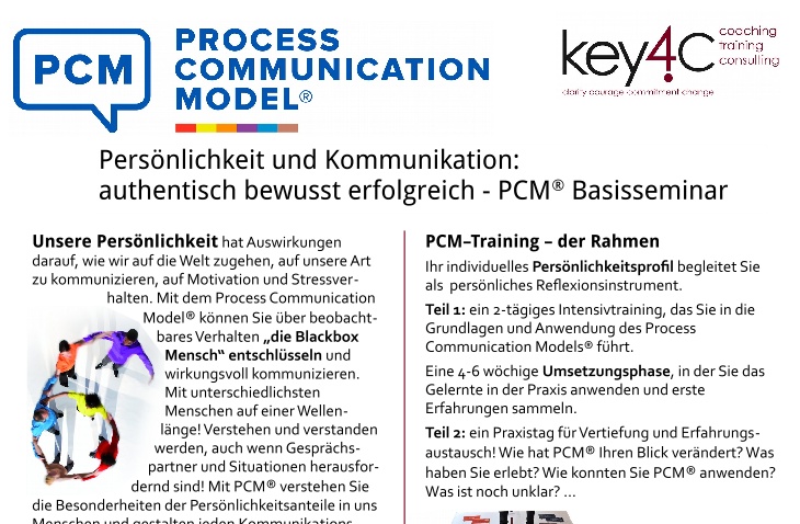 PCM Training 18.–19. Oktober 2018