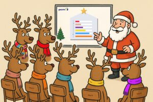 Santa facilitates PCM Workshop with reindeers